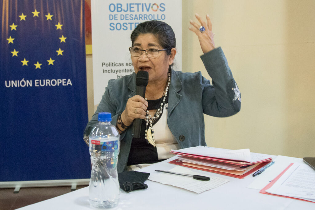 María Luisa Duarte lideresa indígena Anivid
